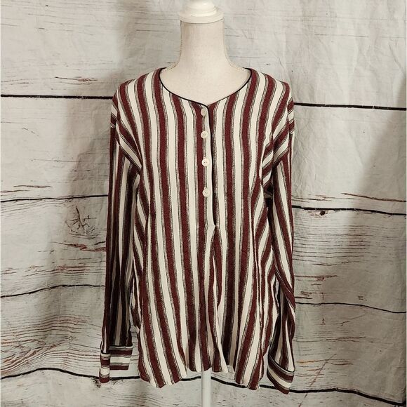 Les Coyotes de Paris Lanu Stripe Top Size 42 - Picture 2 of 7